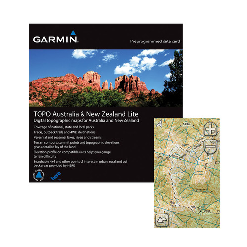 Genuine Garmin AUS/NZ TOPO Maps Lite 