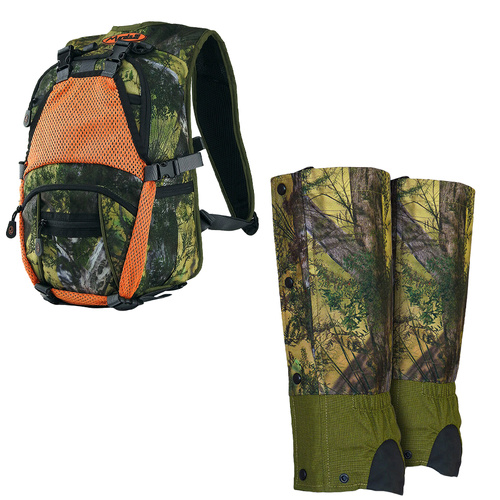 Summer Stalker Gecko Daypack and Snakebuster Gaiters - Value Bundle
