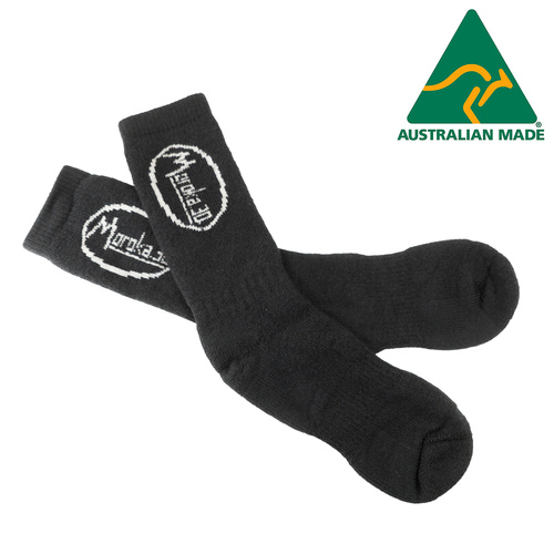 Merino Stalker Sock - Pair Special Edition BLACK