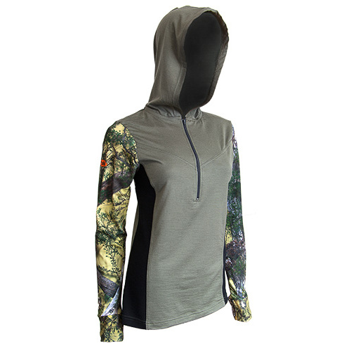 Womens Crosscut Thermal Hoodie