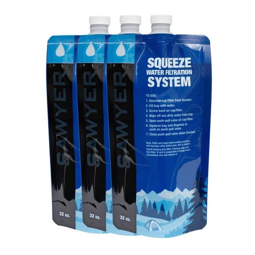 Sawyer 32oz Squeeze Pouch - 3 PACK