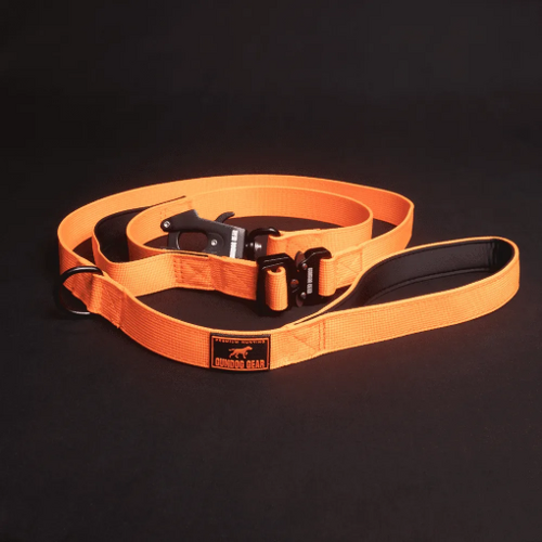 Gundog Gear Tactical 2-in-1 Dog Leash (Blaze Orange)
