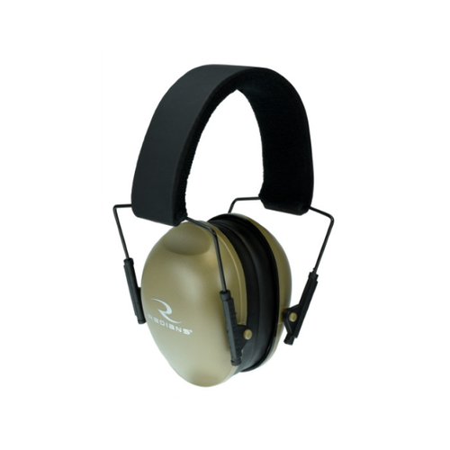 Radians lowset passive slimline earmuffs - Tan/Black